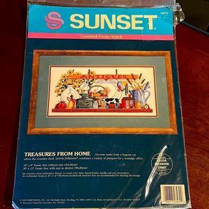 Dimensions Sunset Counted Cross Stitch Kit Treasures From Home Color Cha…